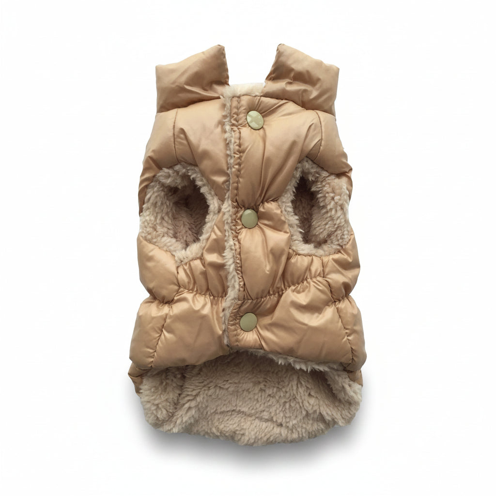 Vedem Quilted Fleece Puffer Vest for Dogs & Cats