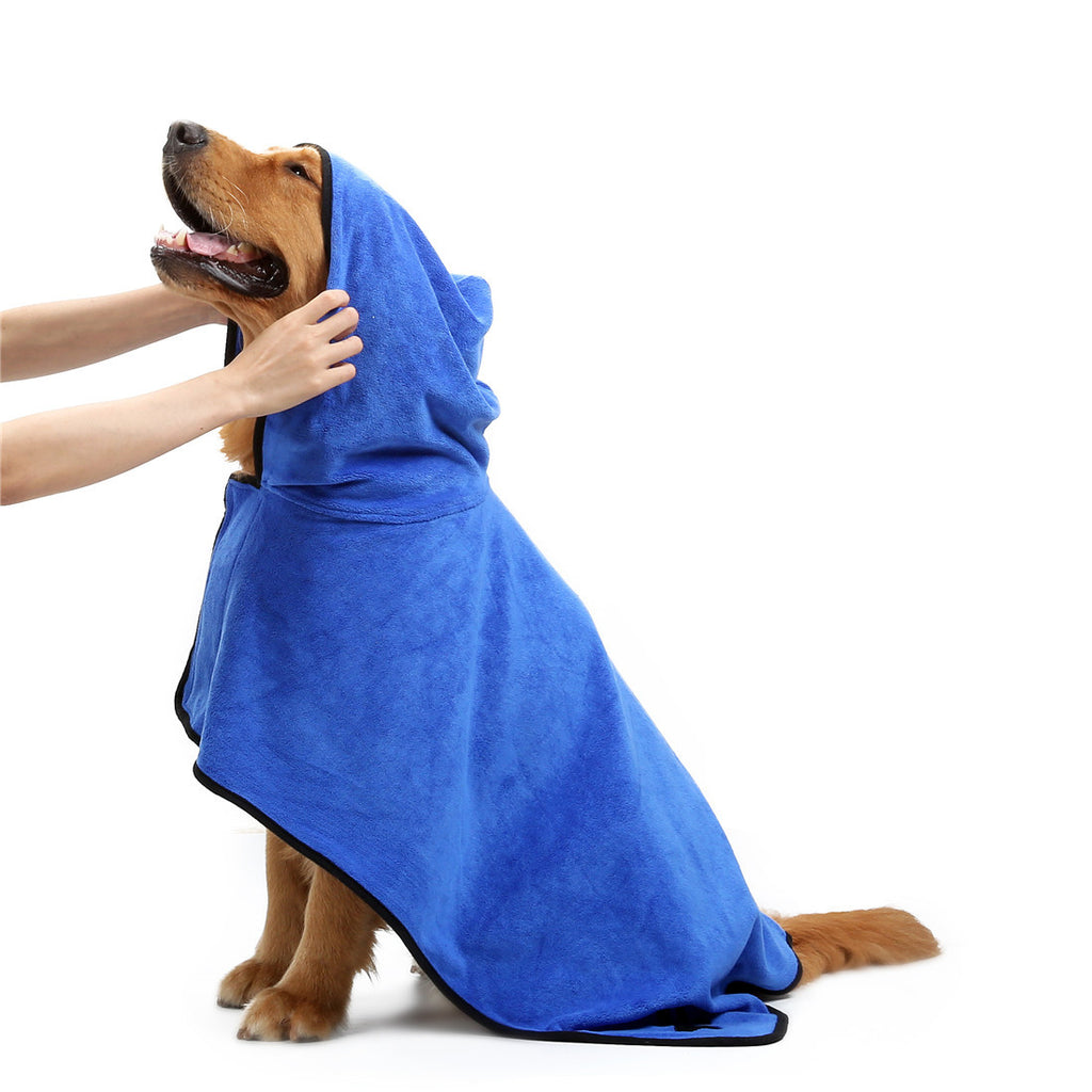 400g Microfiber Pet Bathrobe Towel for Dogs & Cats