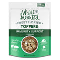 Package of Whole Hearted Freeze-Dried Toppers Immunity Support for dogs on a white background