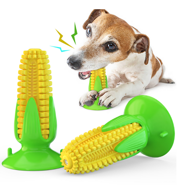 TPR Suction Cup Dog Toy with Squeaker & Water Float