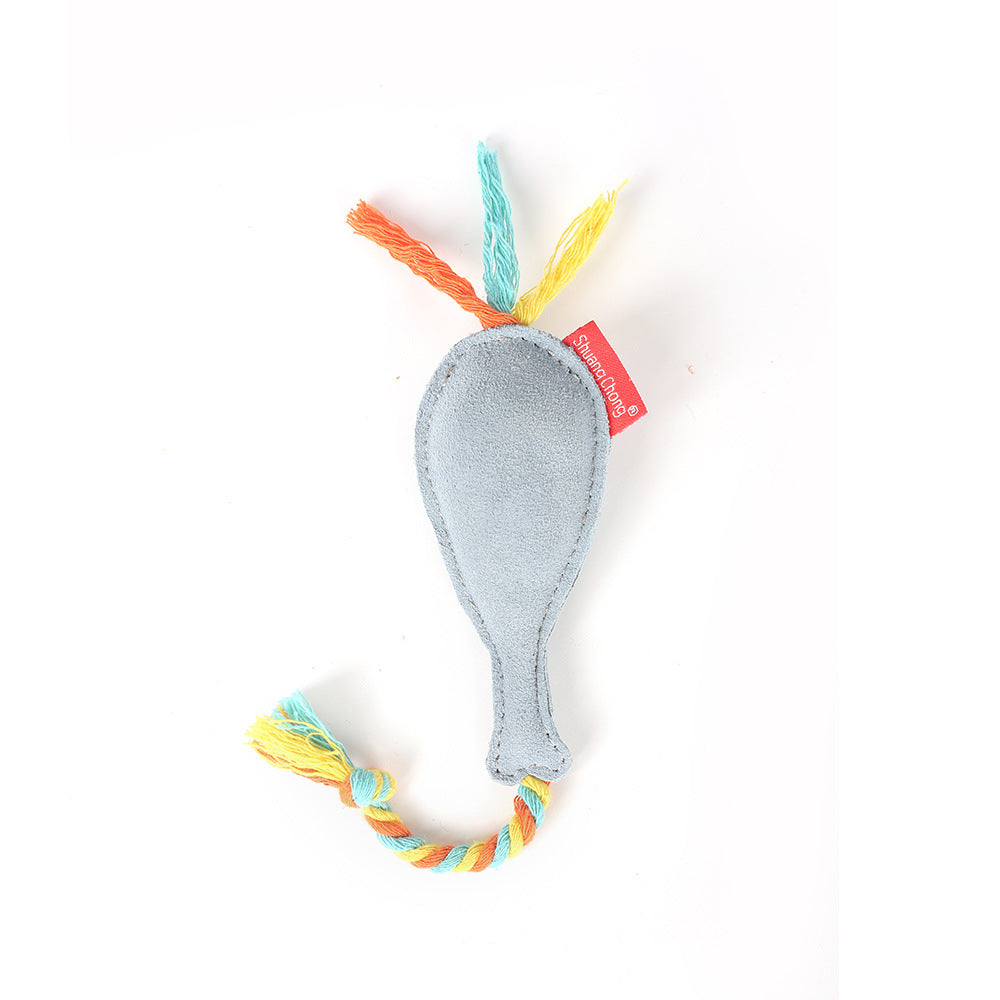 Bite-Resistant Dog Chew Toy – Squeaky Dental Molar Toy