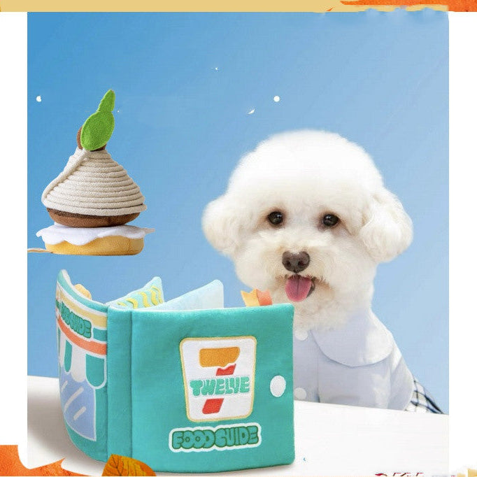 Dog Puzzle Sniffing Toy – Slow Feed Book for Mental Stimulation