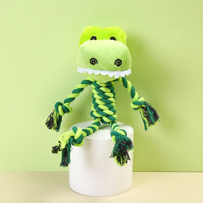 Interactive Plush Squeaky Dog Toy for Chewing & Play