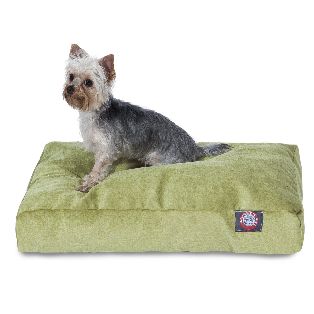 Majestic Pet Villa Collection Rectangle Dog Bed — Plush Fiberfill, Washable Slipcover (Large, 44x36")