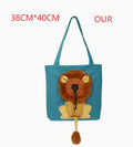 Lion Design Soft Pet Carrier Bag (Breathable, Small & Large)
