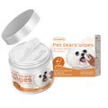 Yegbong Pet Tears Wipes packaging with a jar of wipes and a box on a white background