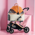Foldable Medium Pet Stroller for Large Dogs & Pets