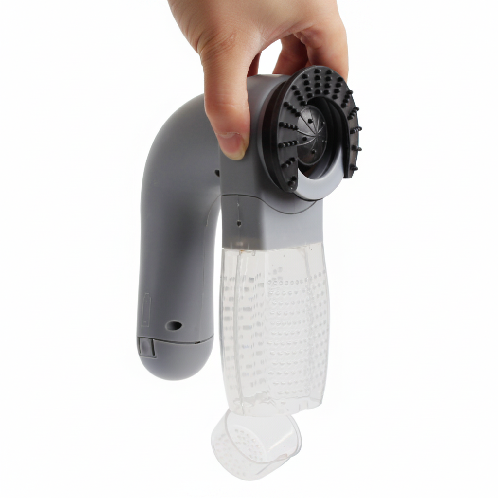 Electric Pet Hair Vacuum & Massage Brush for Dogs and Cats
