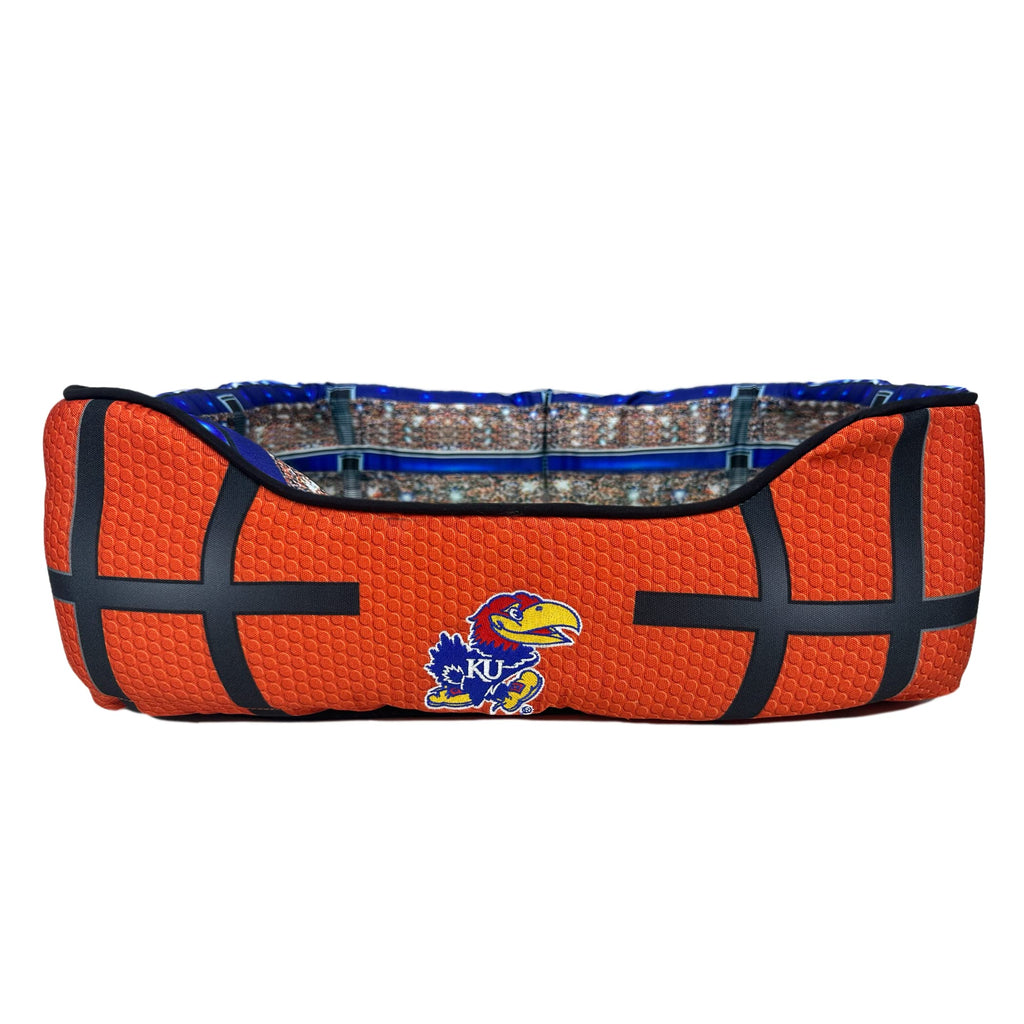 NCAA Kansas Jayhawks Licensed Stadium Dog Bed & Lounge Cushion