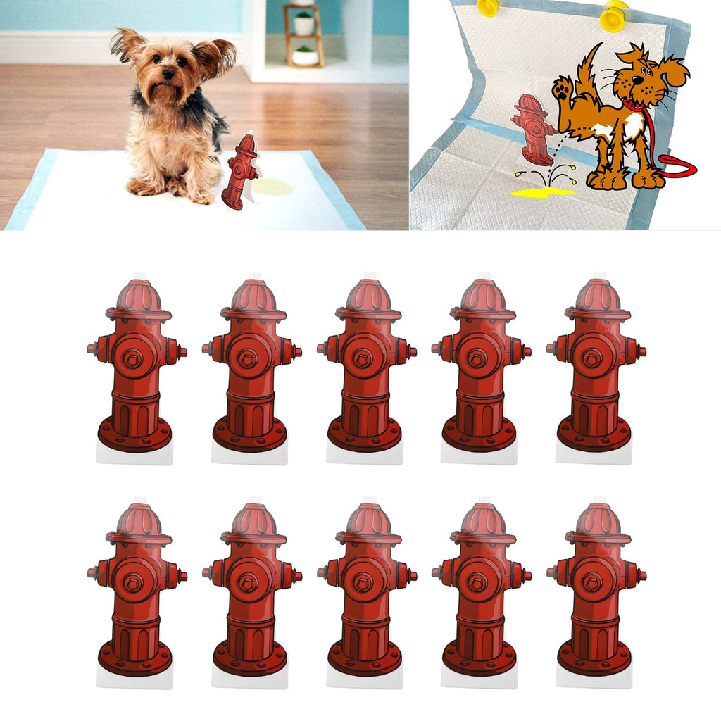Hydrant-Shaped Dog Pee Pad Trainer – 10 Pack for Male Puppies
