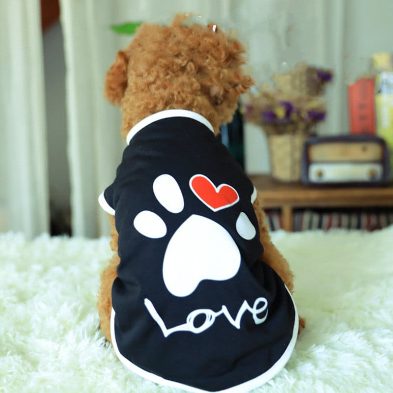 Bichon Teddy Dog Spring Summer Love Vest