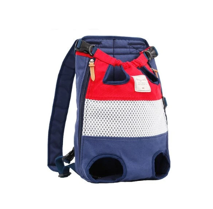 Canvas Front & Back Pet Carrier Backpack for Small Dogs