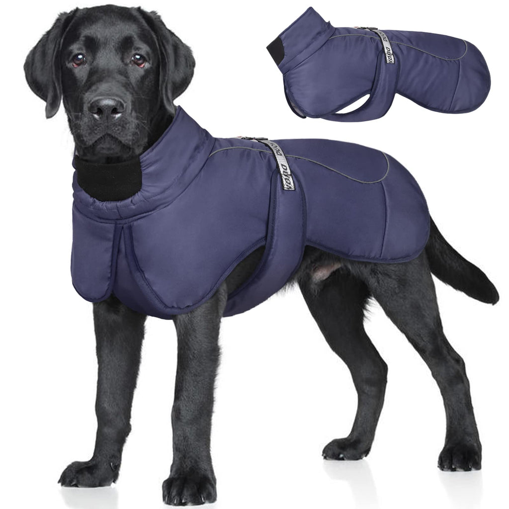Rozkitch Coral Fleece Turtleneck Dog Coat with Reflective Strip