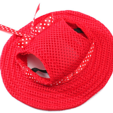 Breathable Dog Baseball Cap – Sun Protection Hat for Small Dogs
