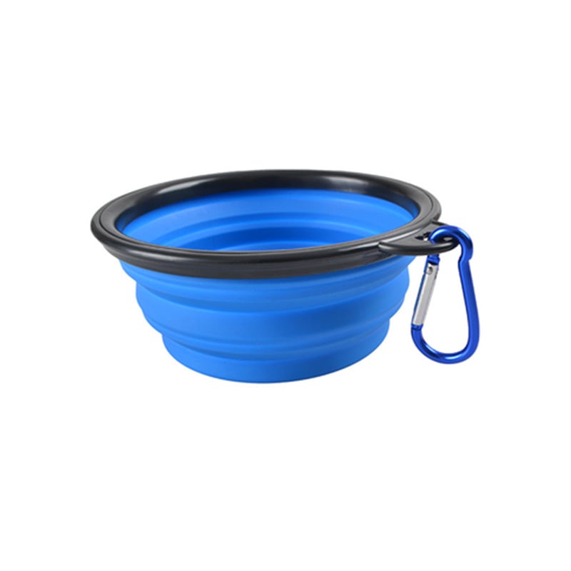 Foldable Silicone Dog Bowl – Portable Collapsible Pet Bowl for Travel