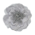 Victoria Collar Flower – Silver