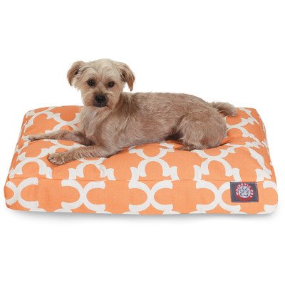 Majestic Pet Peach Trellis Rectangle Dog Bed