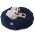 Villa Donut Pet Bed – 40" Micro-Velvet, Navy