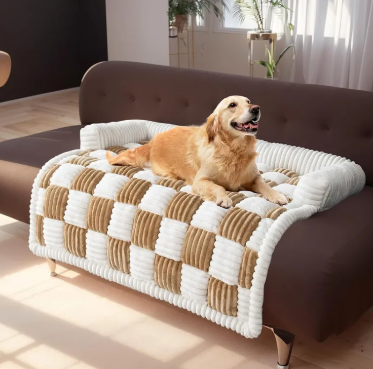 Cozy Plush Pet Bed – Thickened Warm Cushion for Cats & Dogs