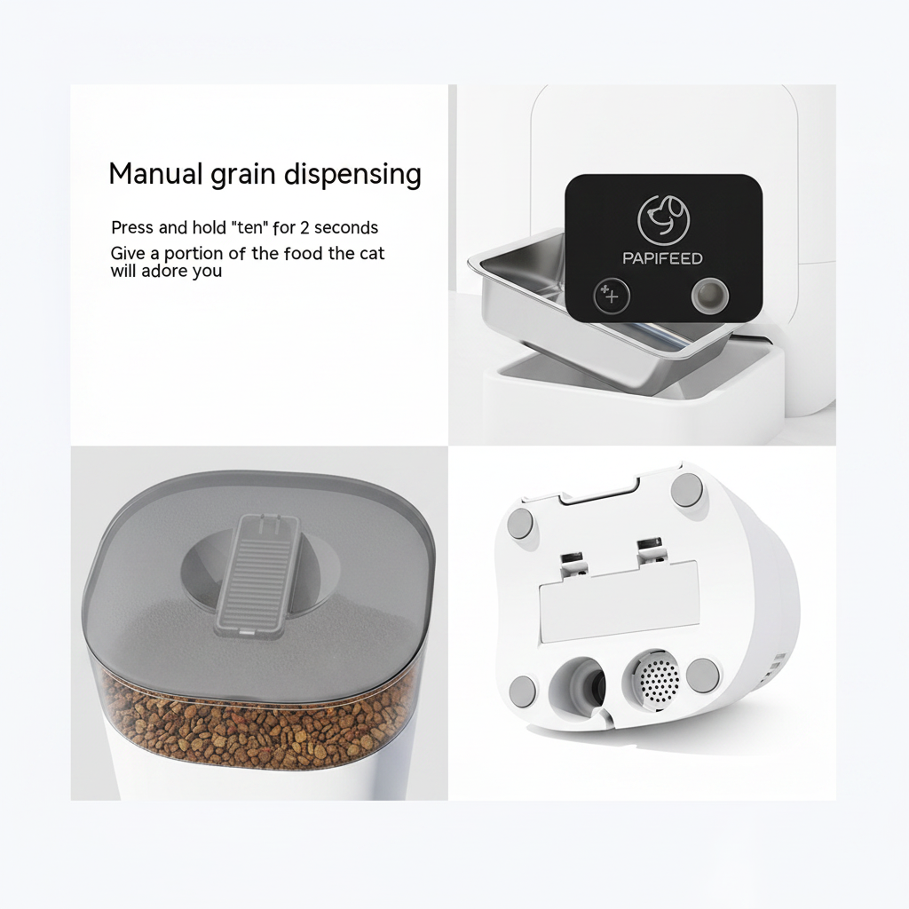 6L Automatic Pet Feeder with App, Video & Camera Options