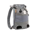 Canvas Front & Back Pet Carrier Backpack for Small Dogs