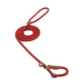 Nylon & PU Leather Dog Collar & Leash Set