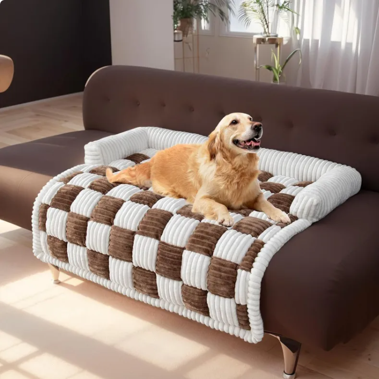 Cozy Plush Pet Bed – Thickened Warm Cushion for Cats & Dogs