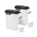 Buddeez Roll Away Airtight Pet Food Storage Bin with Scoop (50 QT / 50 LB)