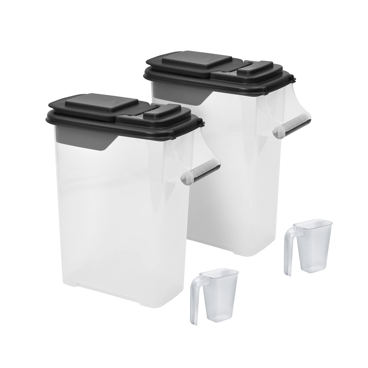 Buddeez Roll Away Airtight Pet Food Storage Bin with Scoop (50 QT / 50 LB)