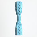 Blue textured object on a white background