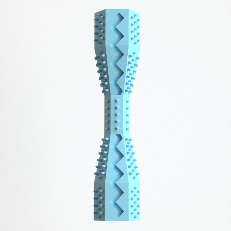Blue textured object on a white background