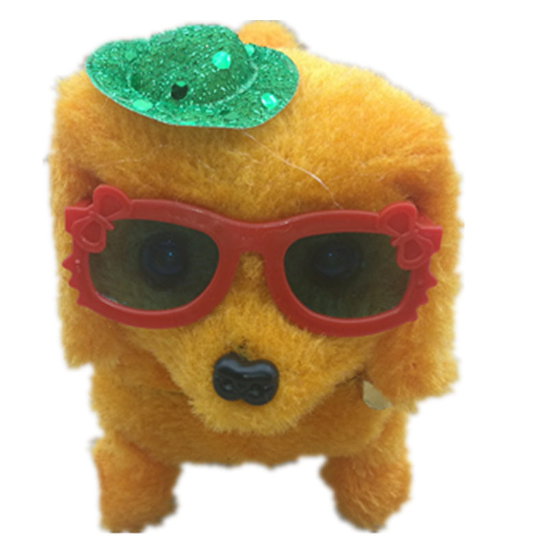 Electric Musical Plush Dog Toy with Sound & Walking Movement