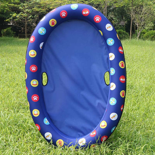 Inflatable Dog Pool Float – Portable Pet Swimming Raft