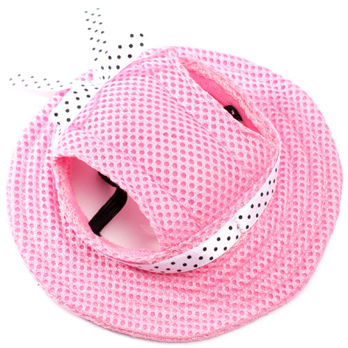 Breathable Dog Baseball Cap – Sun Protection Hat for Small Dogs