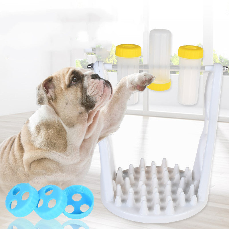 Slow Feed Puzzle Dog Bowl for Interactive Pet Feeding