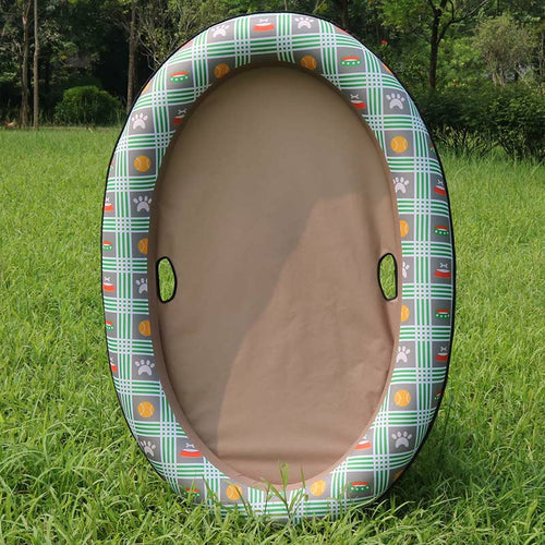 Inflatable Dog Pool Float – Portable Pet Swimming Raft