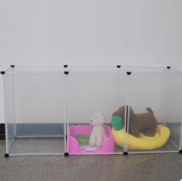 Transparent Pet Fence & Play Enclosure