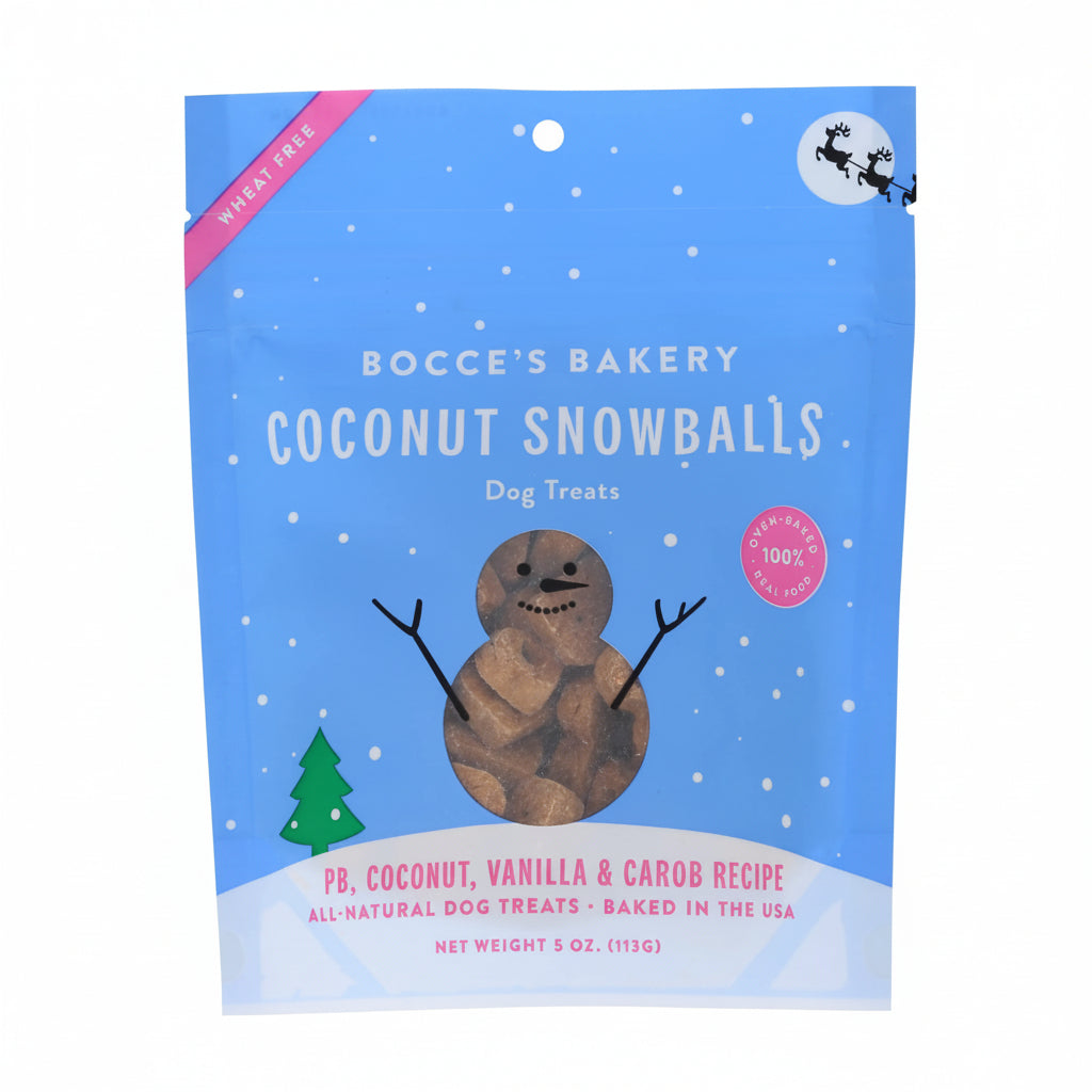 Bocce's Bakery Coconut Snowballs Dog Treats (5oz)