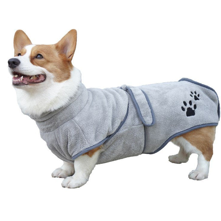 Soft Absorbent Pet Bathrobe & Pajamas
