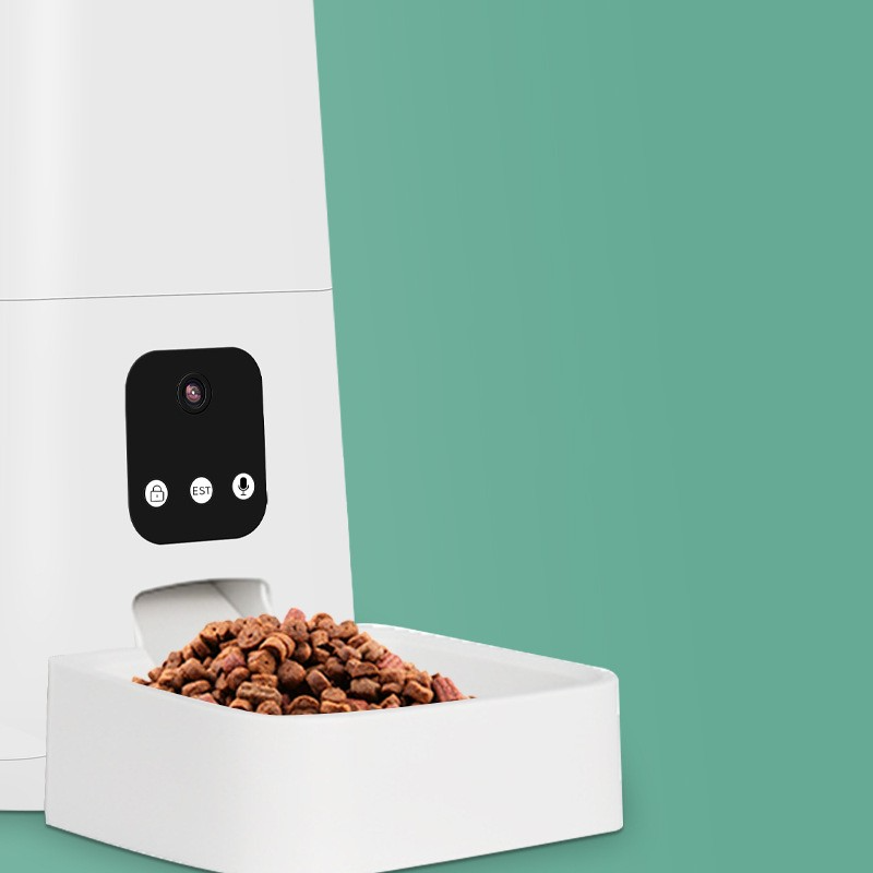 Smart Automatic Pet Feeder with App & Camera Control