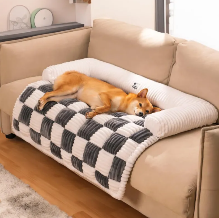 Cozy Plush Pet Bed – Thickened Warm Cushion for Cats & Dogs