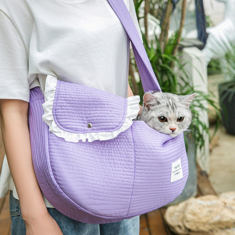 Canvas Pet Carrier Bag for Cats & Small Dogs