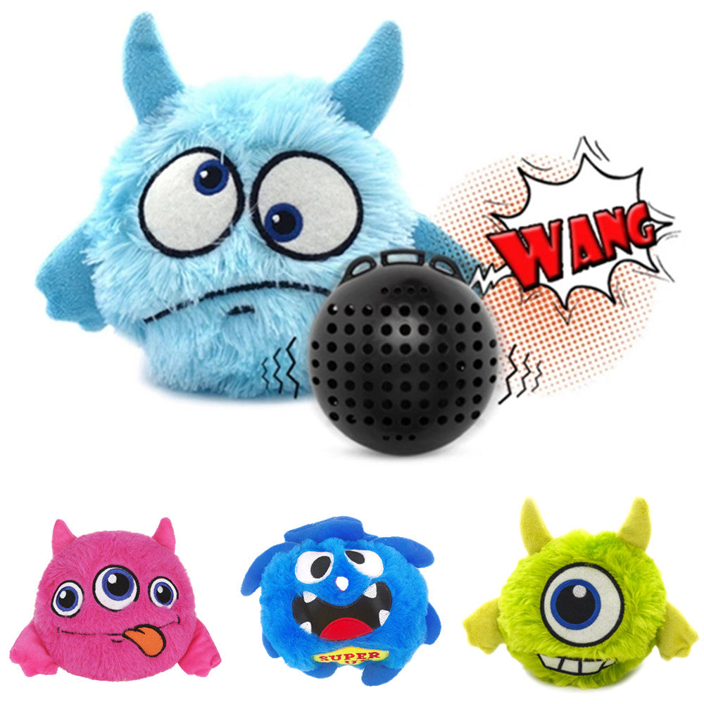 Interactive Giggle Bouncing Ball Dog Toy with Sound