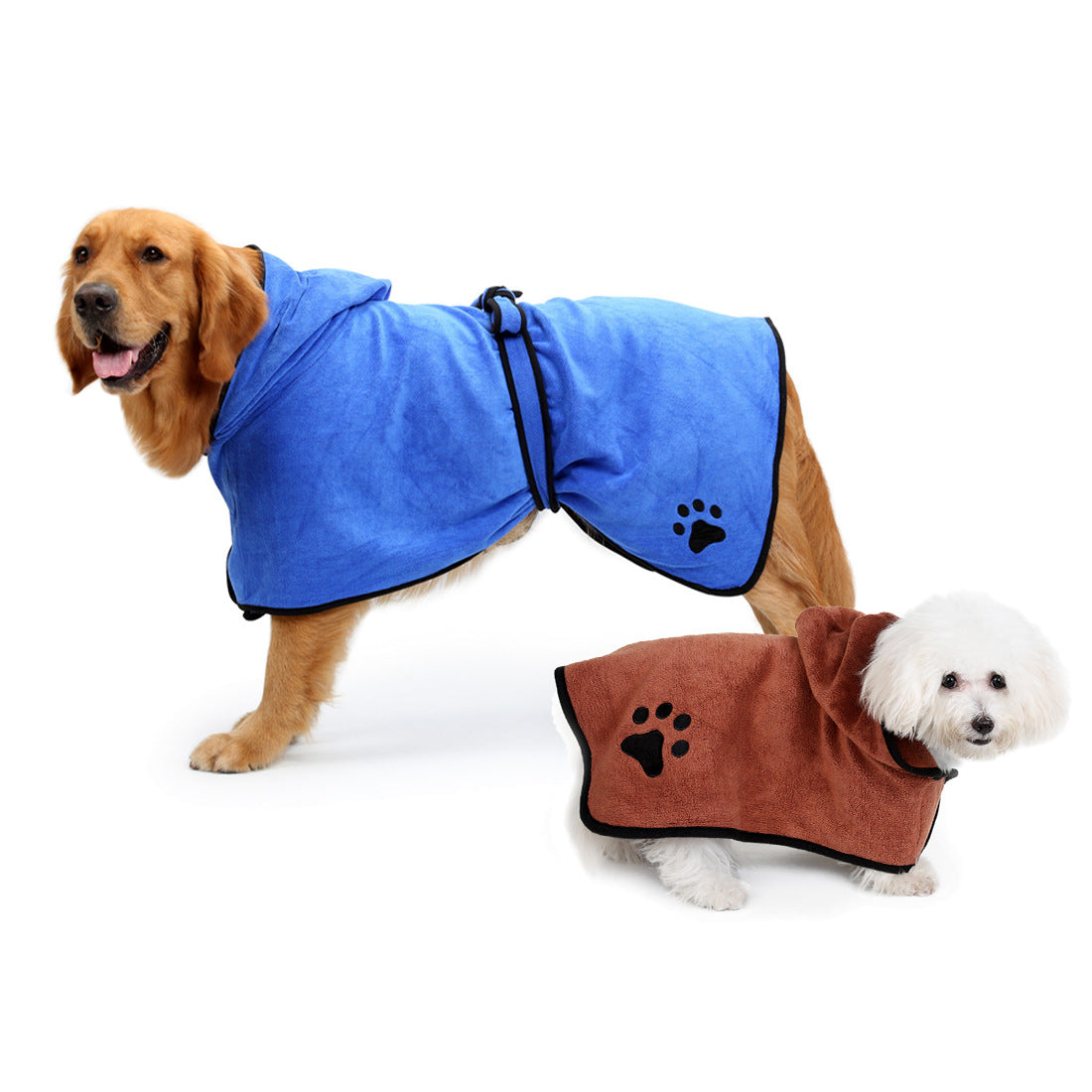 400g Microfiber Pet Bathrobe Towel for Dogs & Cats