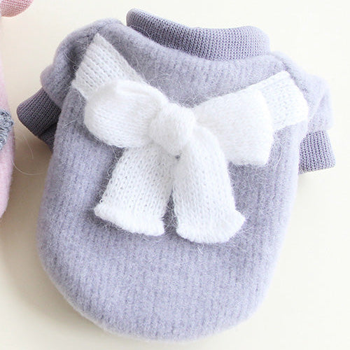 Casual Fleece Dog Sweater for Autumn & Winter