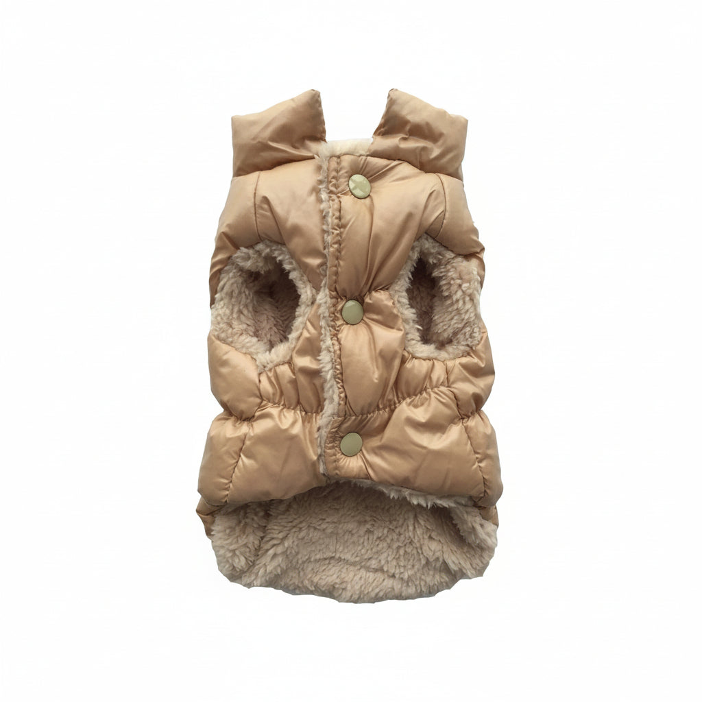 Vedem Quilted Fleece Puffer Vest for Dogs & Cats
