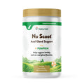 NaturVet No Scoot Anal Gland Support supplement container on a white background