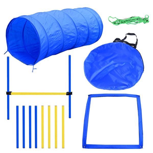 PawHut Dog Agility Starter Kit – Outdoor Exercise & Training Set