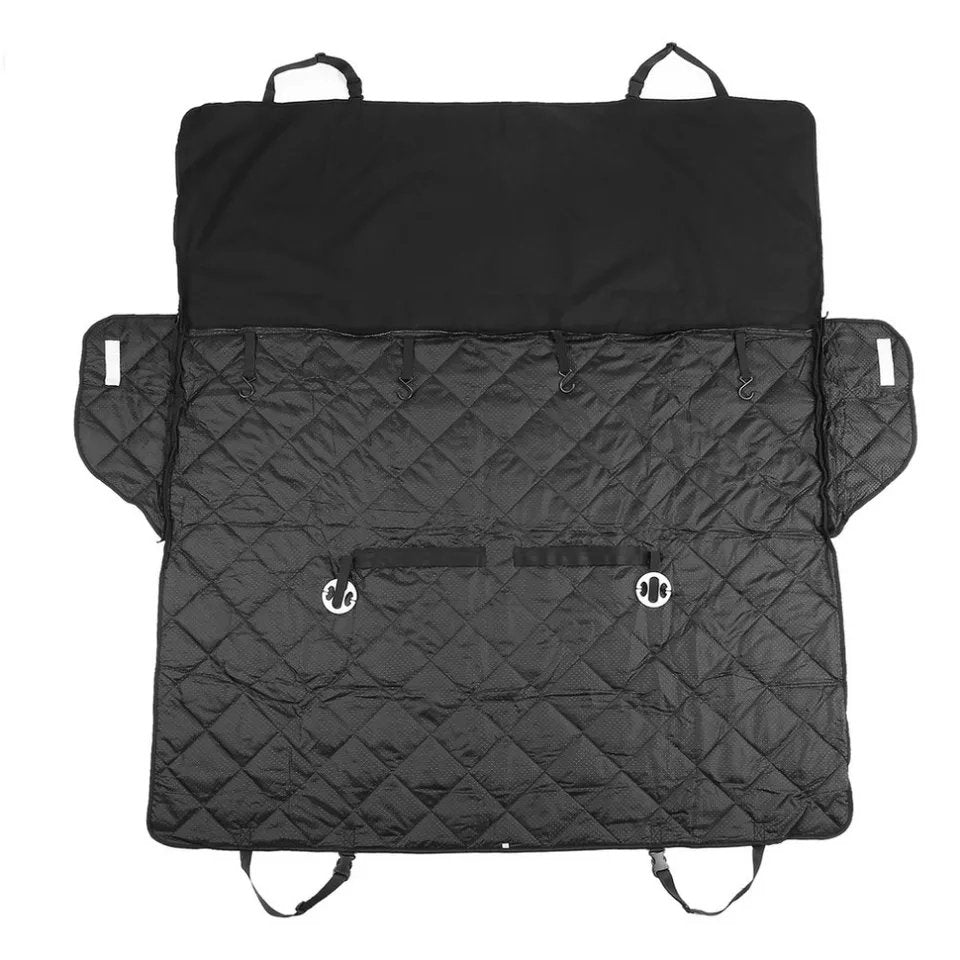 Waterproof Pet Car Seat Cover – Oxford Cloth Back Seat Protector & Picnic Mat