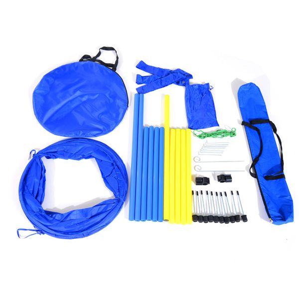 PawHut Dog Agility Starter Kit – Outdoor Exercise & Training Set